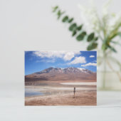 Vulkaan in een altiplano-briefkaart briefkaart (Staand voorkant)