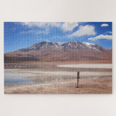 Vulkaan in het woestijnlandschap van Altiplano Legpuzzel (Horizontaal)