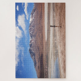 Vulkaan in het woestijnlandschap van Altiplano Legpuzzel