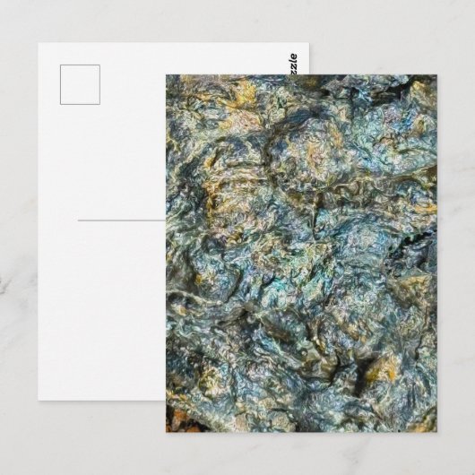 Vulkaan Lava Rots Briefkaart (Voorkant / Achterkant)