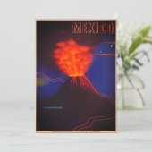 Vulkaan  Mexico Kaart (Staand voorkant)