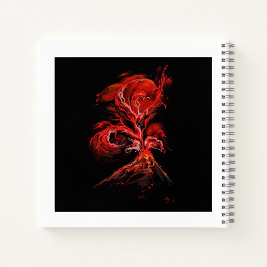 Vulkaan Notitieboek (Achterkant)