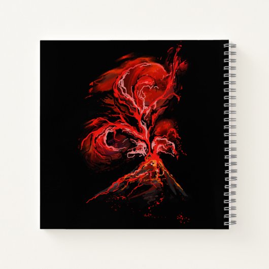 Vulkaan Notitieboek (Achterkant)