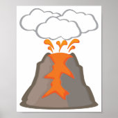 Vulkaan Poster (Voorkant)