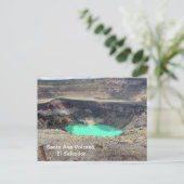Vulkaan Santa Ana, El Salvador Briefkaart (Staand voorkant)