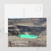 Vulkaan Santa Ana, El Salvador Briefkaart (Voorkant / Achterkant)