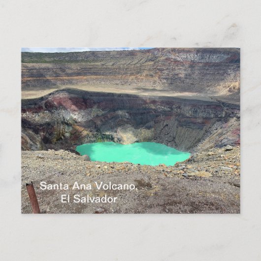 Vulkaan Santa Ana, El Salvador Briefkaart (Voorkant)