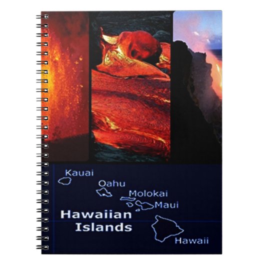 Vulkaan van Hawaii Notitieboek (Voorkant)