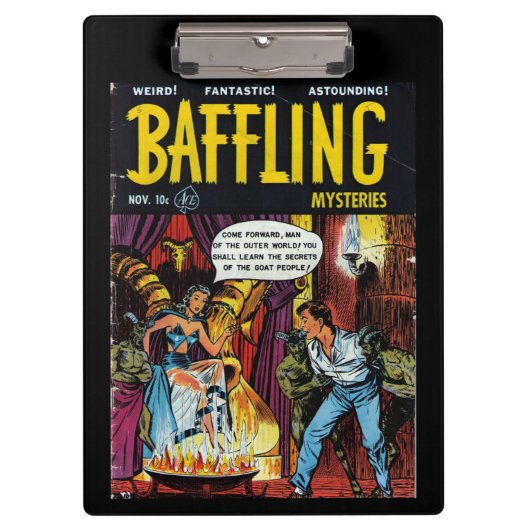 Vulkaan van Vengeance - Comic Klembord (Voorkant)