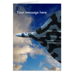 Vulkaanbommenwerper in vlucht