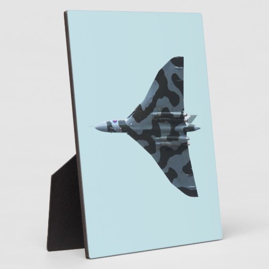 Vulkaanbommenwerper in vlucht fotoplaat (Zijkant)