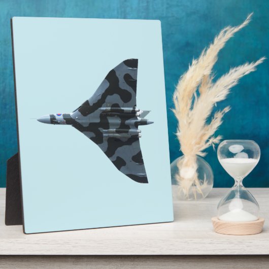 Vulkaanbommenwerper in vlucht fotoplaat (Zijkant)