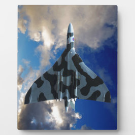 Vulkaanbommenwerper in vlucht fotoplaat