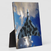 Vulkaanbommenwerper in vlucht fotoplaat (Zijkant)