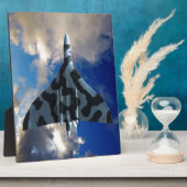 Vulkaanbommenwerper in vlucht fotoplaat (Zijkant)