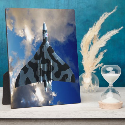 Vulkaanbommenwerper in vlucht fotoplaat (Zijkant)