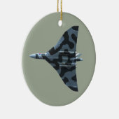 Vulkaanbommenwerper in vlucht keramisch ornament (Rechts)