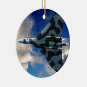 Vulkaanbommenwerper in vlucht keramisch ornament (Rechts)