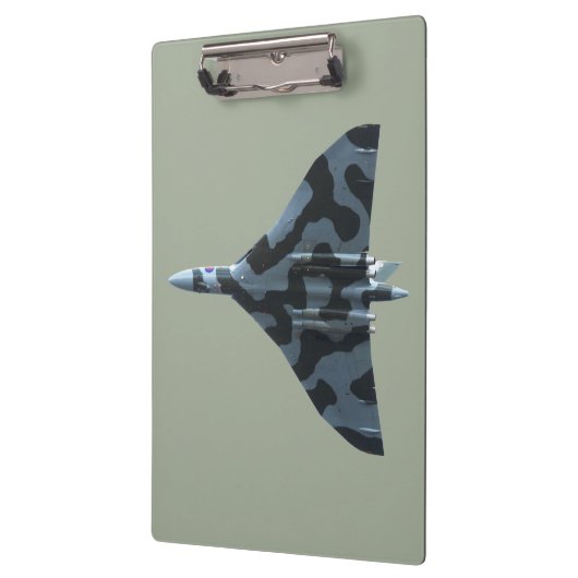 Vulkaanbommenwerper in vlucht klembord (Links)