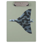 Vulkaanbommenwerper in vlucht klembord (Voorkant)