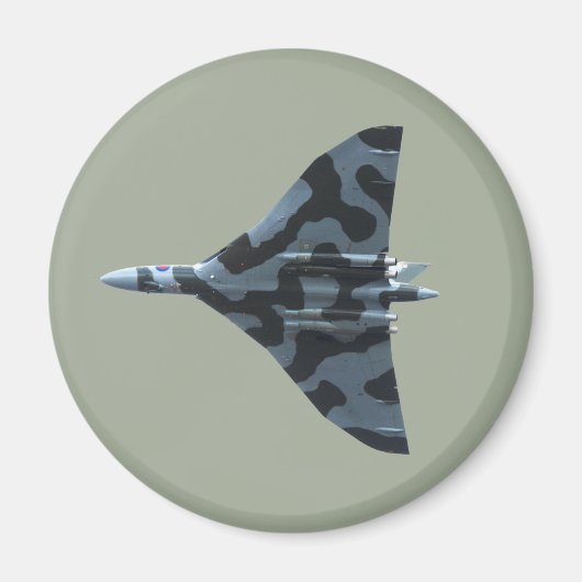 Vulkaanbommenwerper in vlucht magneet (Voorkant)