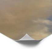 Vulkaanbommenwerper in vlucht poster (Hoek)