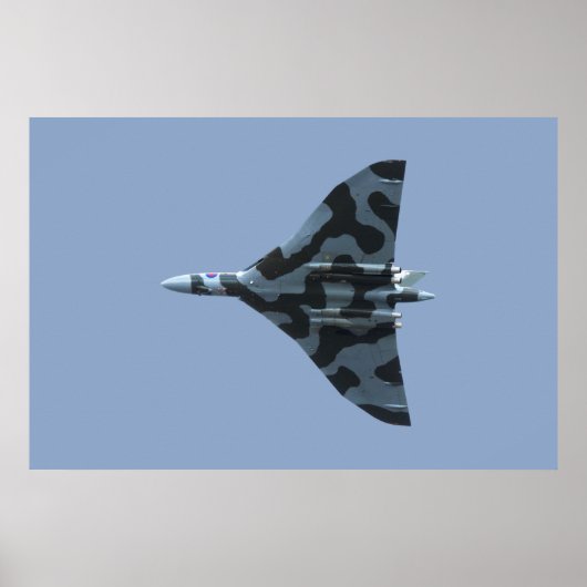 Vulkaanbommenwerper in vlucht poster (Voorkant)