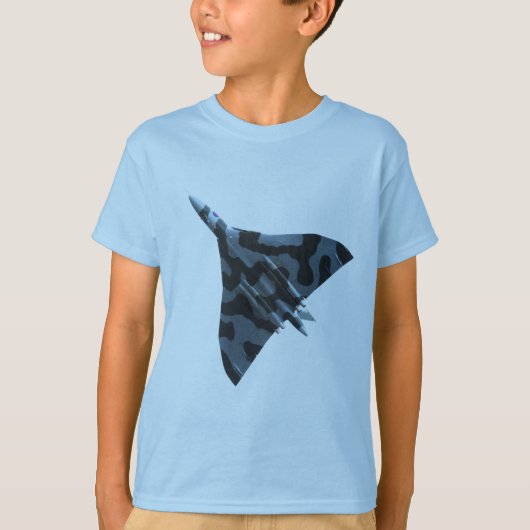 Vulkaanbommenwerper in vlucht t-shirt (Voorkant)
