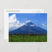 vulkaanconcept briefkaart (Voorkant / Achterkant)