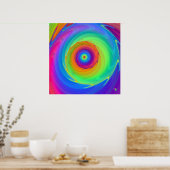 Vulkaaneiland. Poster (Keuken)