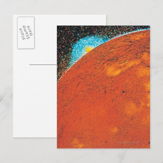 Vulkaanexplosie op Io Briefkaart (Voorkant / Achterkant)