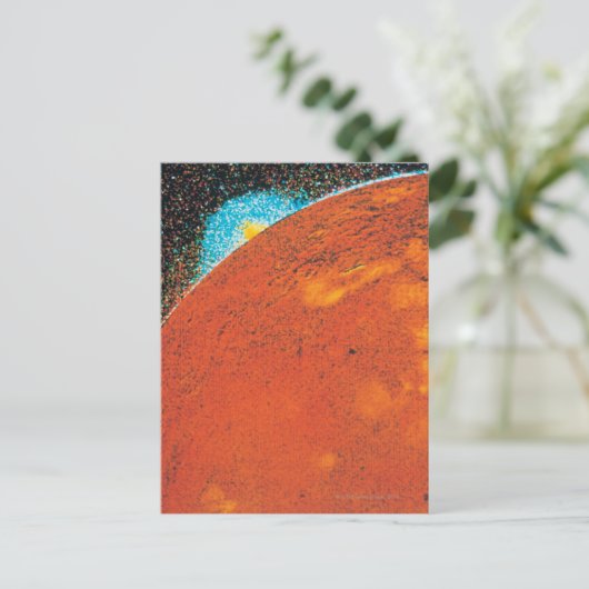 Vulkaanexplosie op Io Briefkaart (Staand voorkant)