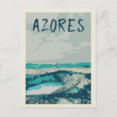 Vulkaanlagune op de Azoren, Atlantische Oceaan P Briefkaart (Voorkant)
