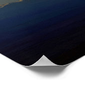 Vulkaanlandschap Reizen Discovery Voyage Poster (Hoek)