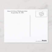 Vulkaanlandschapsreis in St. Helens Briefkaart (Achterkant)