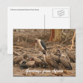 vulkaanmenigte briefkaart (Voorkant / Achterkant)