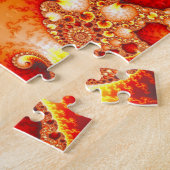 Vulkaantuin - Fractale kunst Legpuzzel (Zijkant)