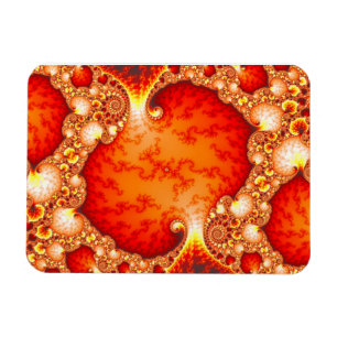 Vulkaantuin - Fractale kunst Magneet