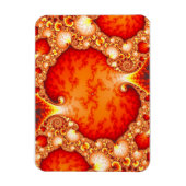 Vulkaantuin - Fractale kunst Magneet (Verticaal)