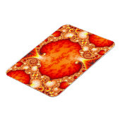 Vulkaantuin - Fractale kunst Magneet (Linkerzijde)