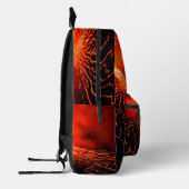 vulkaanuitbarsting bedrukte rugzak (Links)