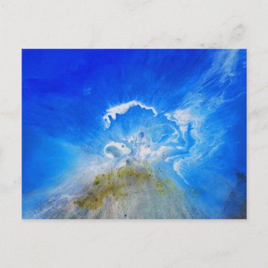 vulkaanuitbarsting briefkaart (Voorkant)