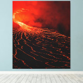 vulkaanuitbarsting canvas afdruk (Insitu (Houten vloer))
