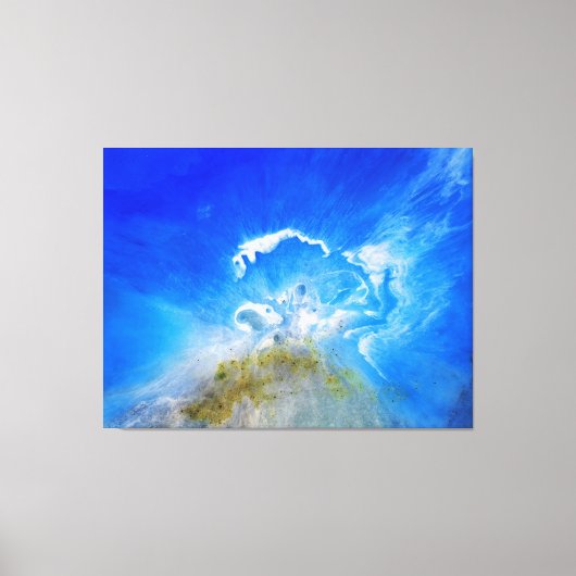 vulkaanuitbarsting canvas afdruk (Voorkant)