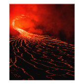 vulkaanuitbarsting foto afdruk (Voorkant)