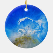 vulkaanuitbarsting keramisch ornament (Achterkant)
