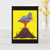 vulkaanuitbarsting lava kaart (Gele Bloem)