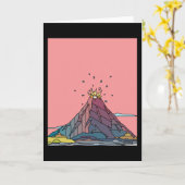 vulkaanuitbarsting lava kaart (Gele Bloem)