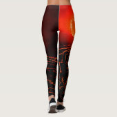 vulkaanuitbarsting leggings (Achterkant)