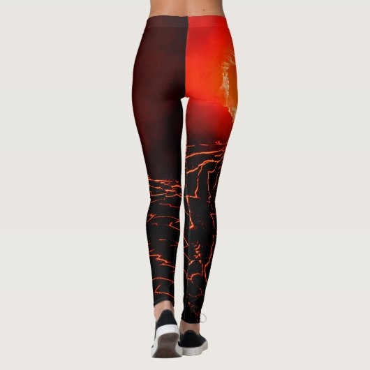 vulkaanuitbarsting leggings (Achterkant)